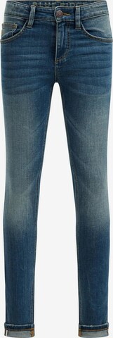 WE Fashion Skinny Jeans in Blue: front