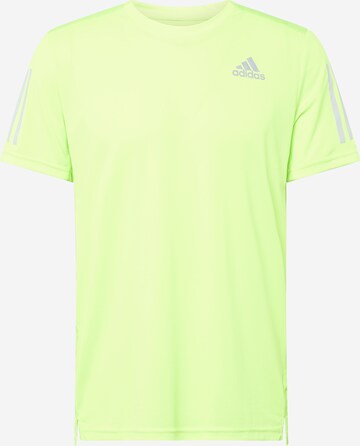 Maglia funzionale 'Own The Run' di ADIDAS SPORTSWEAR in verde: frontale