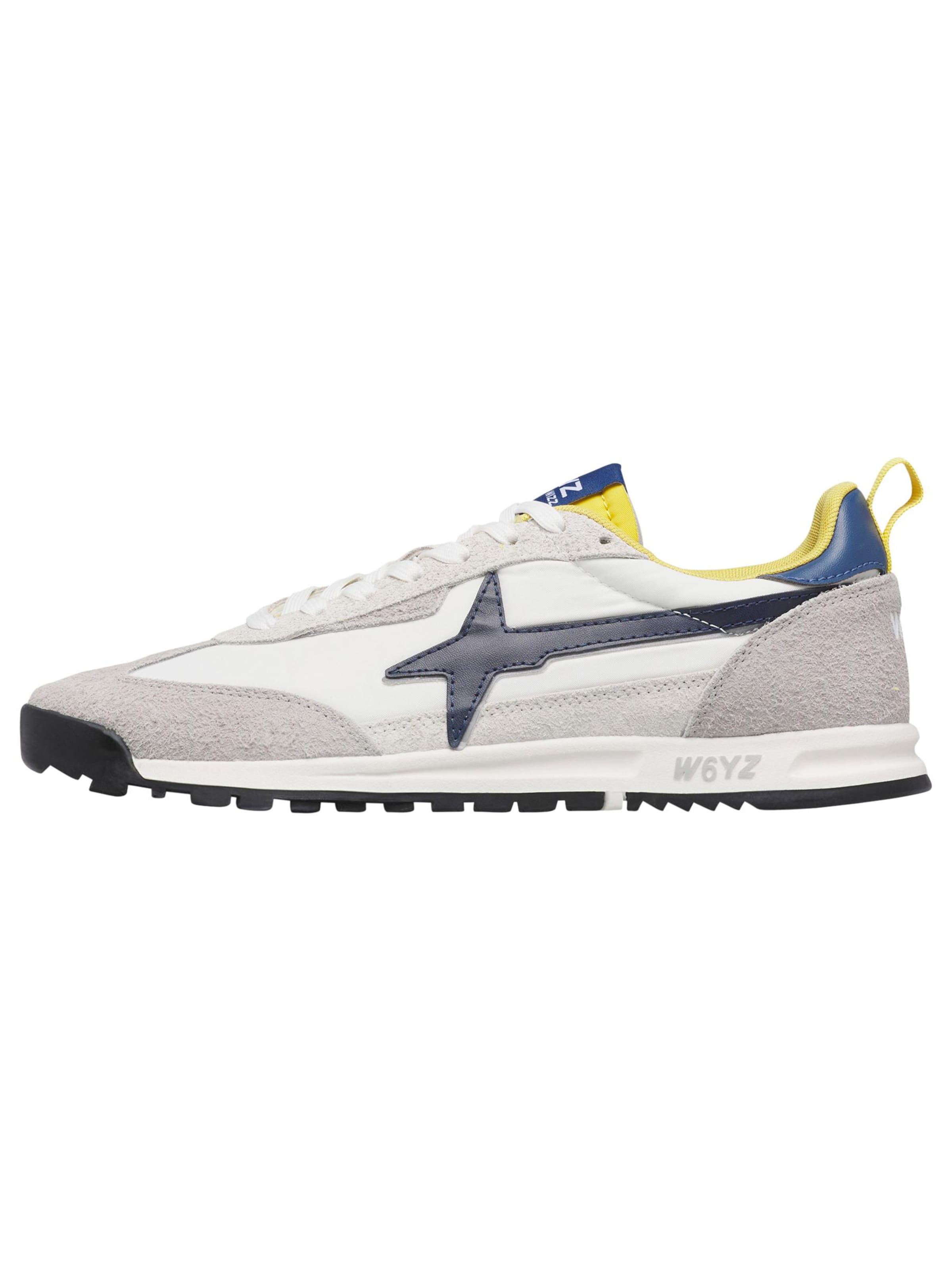 W6YZ Platform trainers 'KEY-M.' in Grey: front