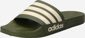 ADIDAS SPORTSWEAR Plážová/koupací obuv – zelená: přední strana