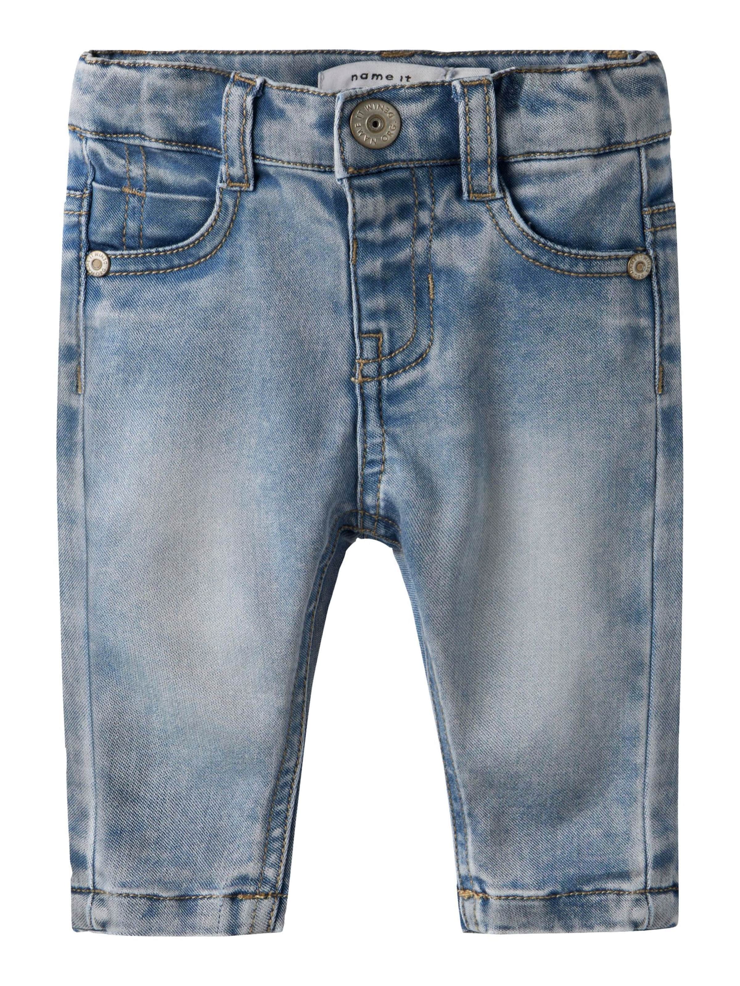 NAME IT Slimfit Jeans i blå: forside