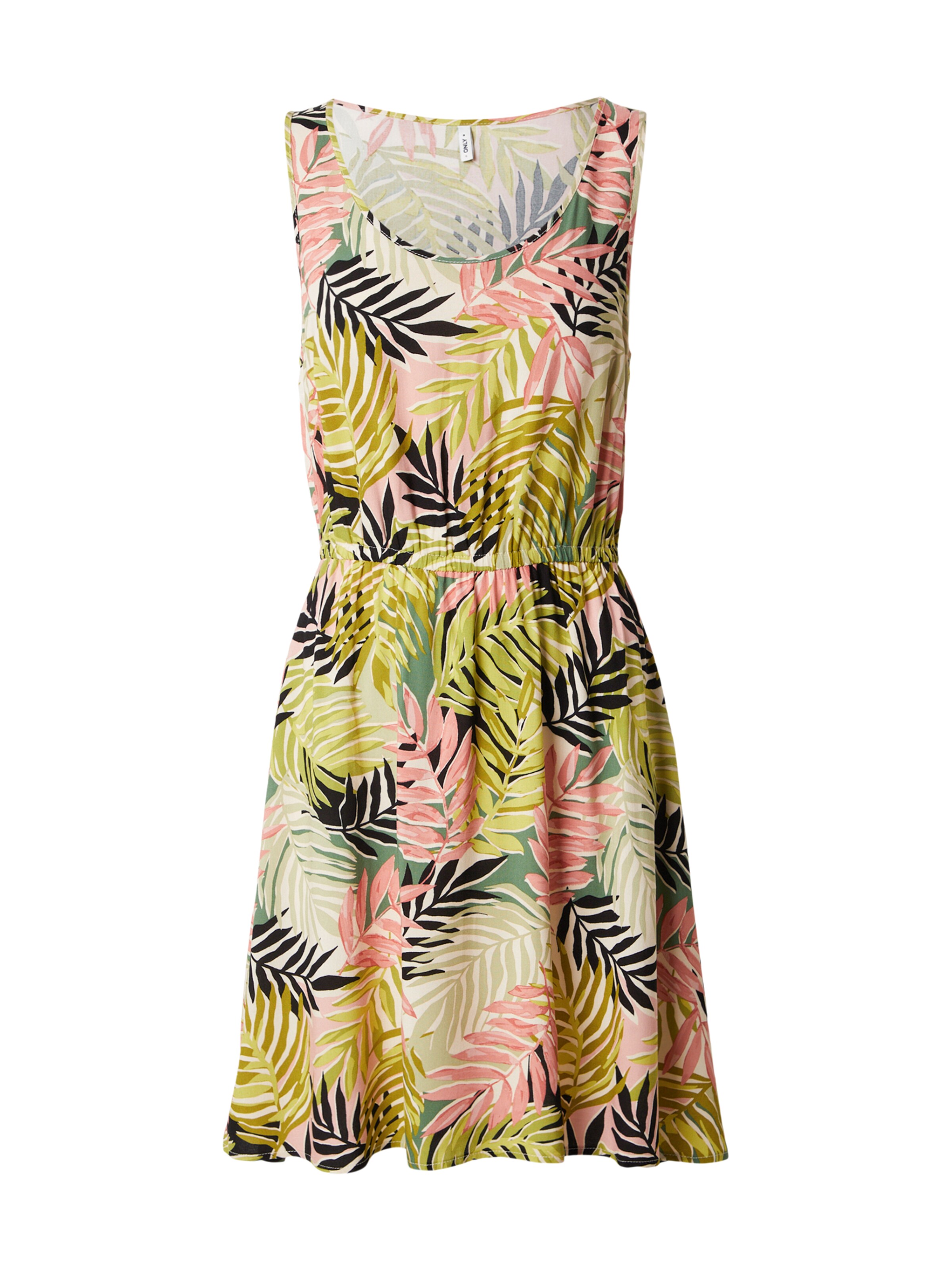 ONLY Καλοκαιρινό φόρεμα 'ONLNOVA' σε πράσινο / λαδί / ρόδινο / μαύρο, Άποψη προϊόντος