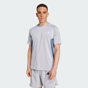 ADIDAS PERFORMANCE Functioneel shirt 'Tech Apparel' in Grijs: voorkant