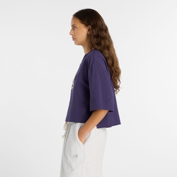 new balance - Camisa 'Athletics Premium' em roxo