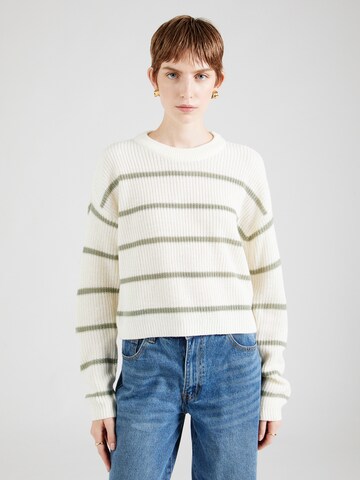QS Pullover in Weiß: Vorderseite