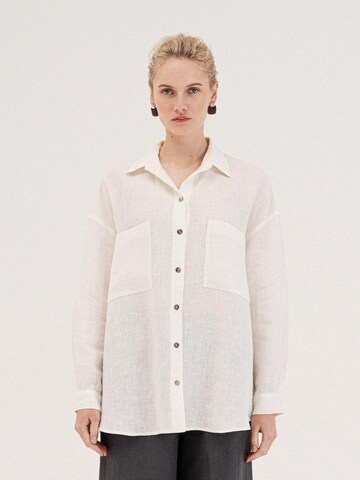 AmourLinen Shirt 'Molly' in Wit