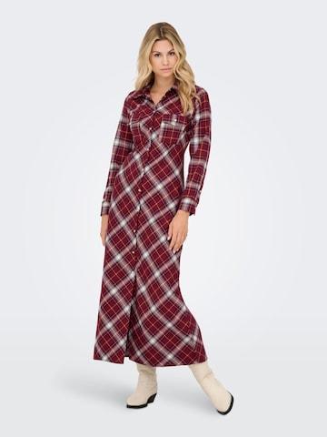 ONLY Kleid in Rot