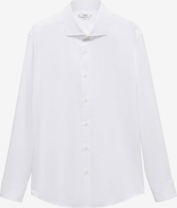 MANGO MAN Business Shirt 'Masnou' in White: front