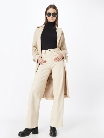 Calvin Klein Wide Leg Farkut värissä beige