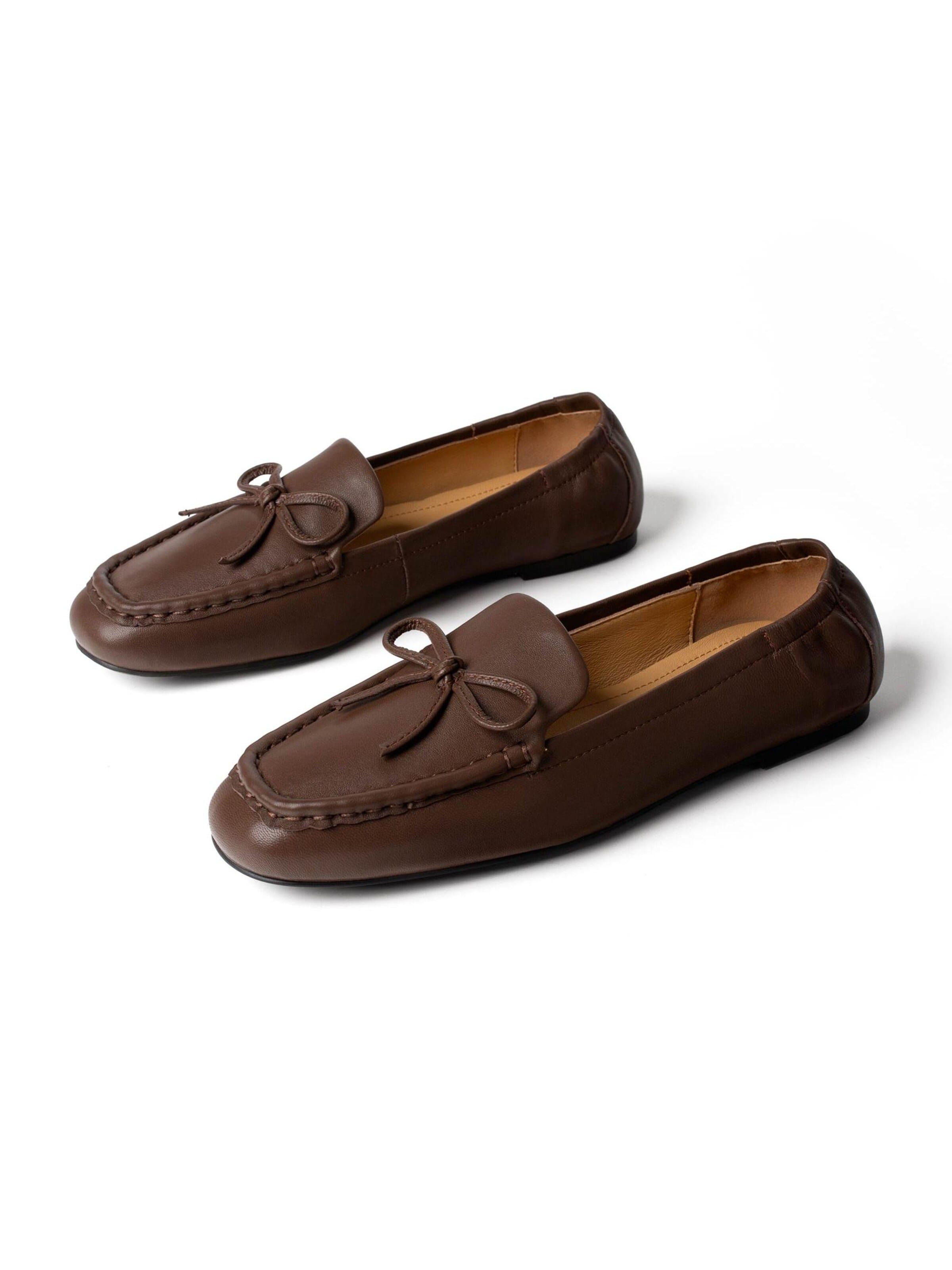L37 HANDMADE SHOESMokasinke 'A TOUCH OF WARM WIND' - smeđa boja