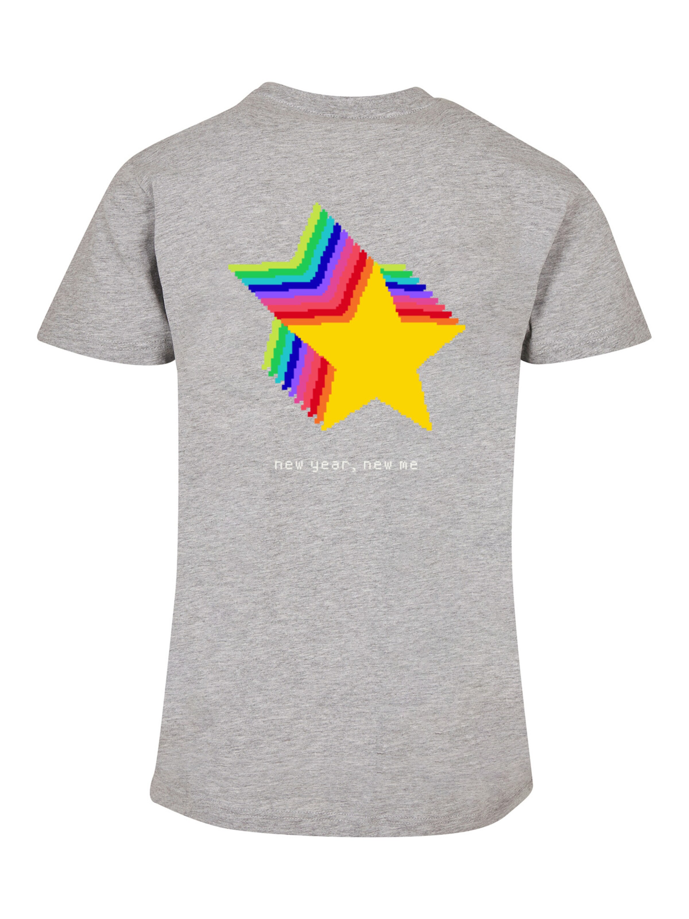 F4NT4STIC Shirt 'HAPPYPEOPLEONLY ' in Grey