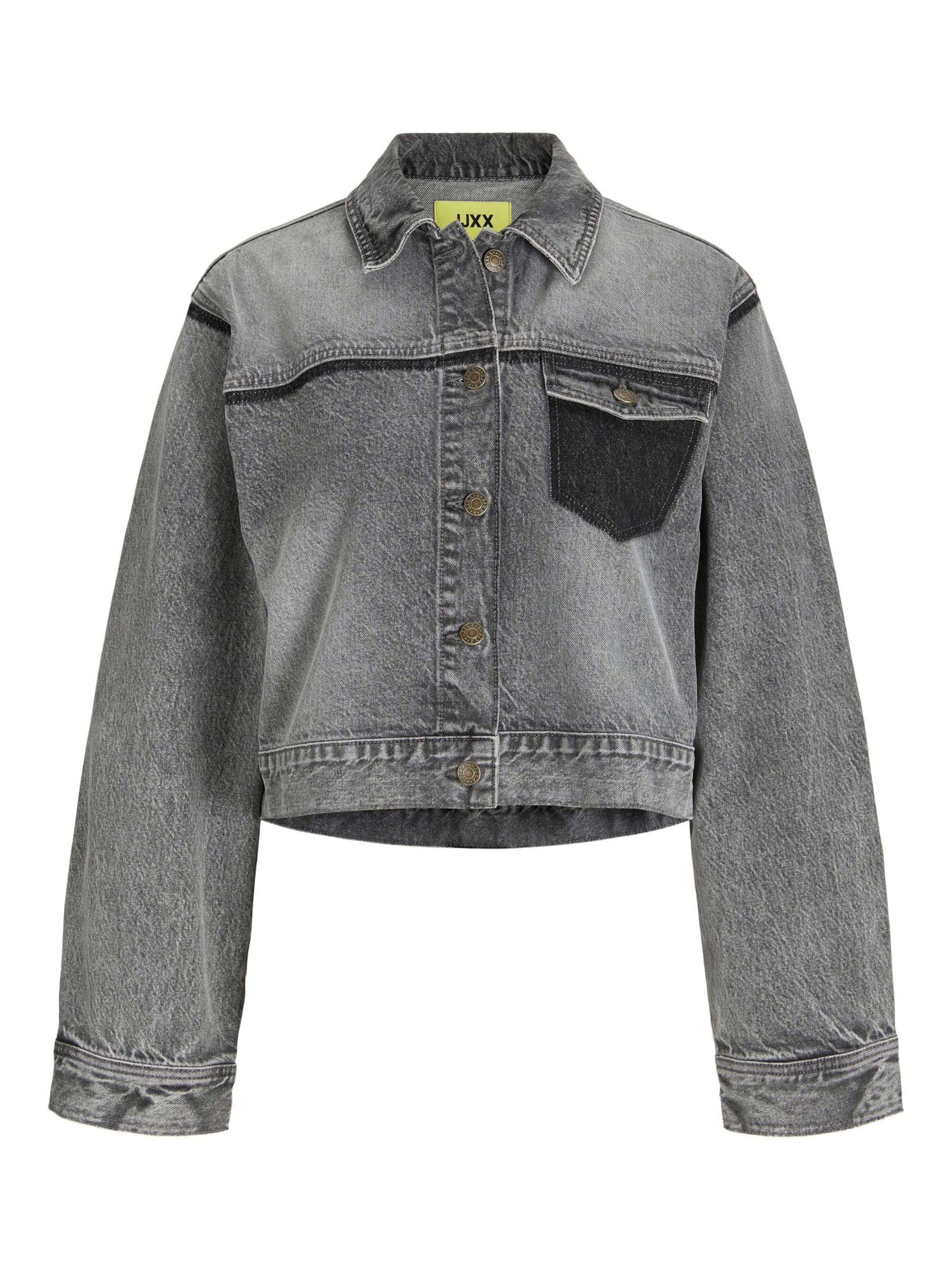 JJXX Tussenjas 'FIONA' in Grijs: voorkant