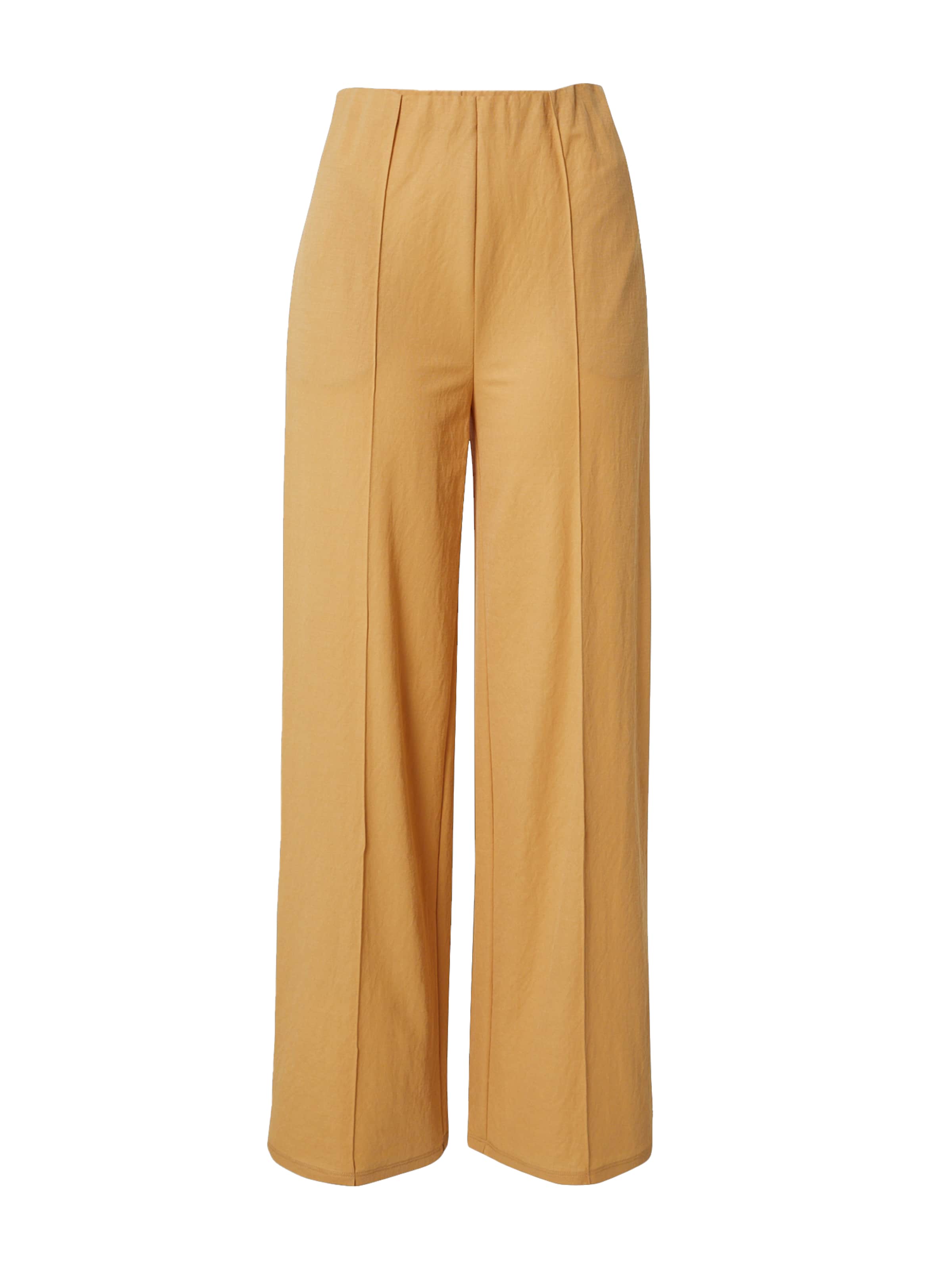 EDITED Regularen Hlače 'Chiara' | rumena barva: sprednja stran