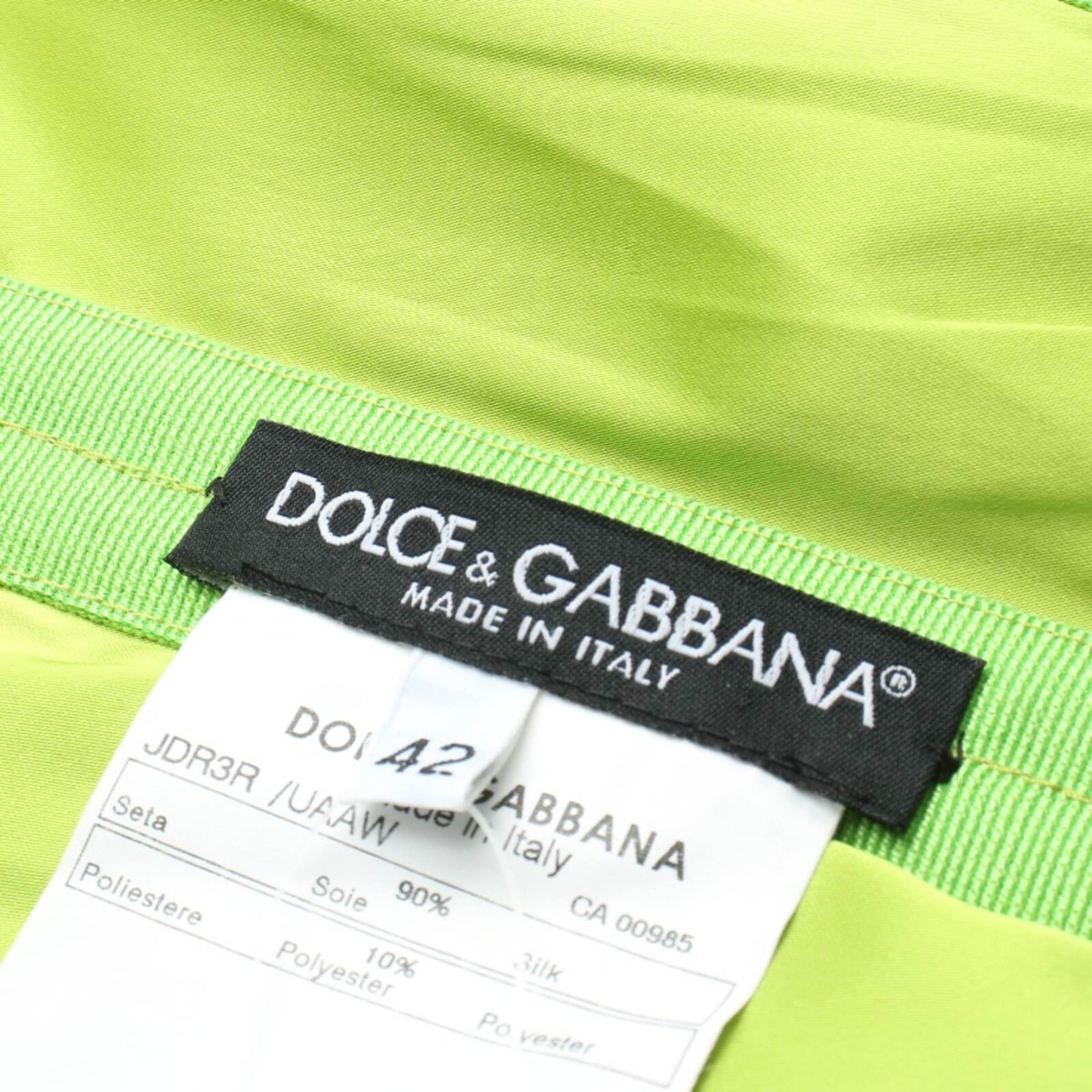 DOLCE & GABBANA Kleid S in Grün