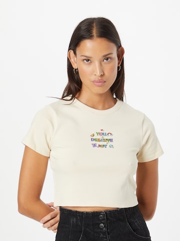 Cotton On - Camiseta 'MICRO FIT RAGLAN TEE' en beige: frente