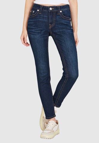 True Religion Skinny Jeansy 'Jennie' w kolorze niebieski