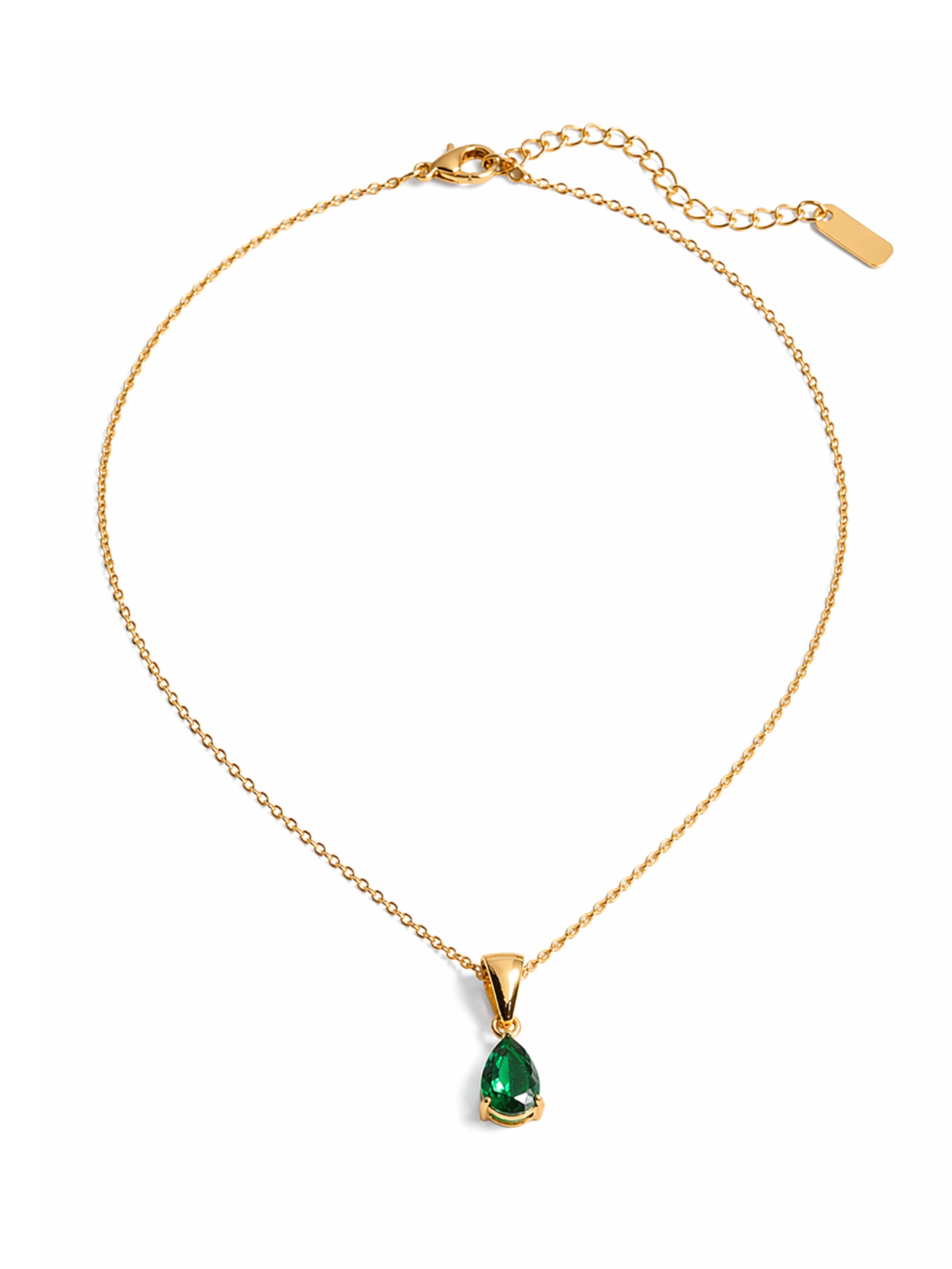 Pure Schmuck Necklace in Green: front