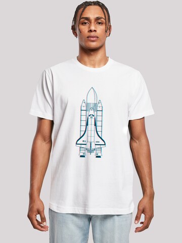 F4NT4STIC Shirt 'Nasa' in White: front