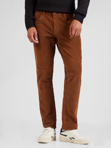 BLEND Regular Broek in Bruin: voorkant