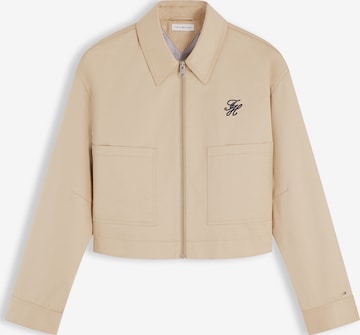 smėlio TOMMY HILFIGER Demisezoninė striukė: priekis