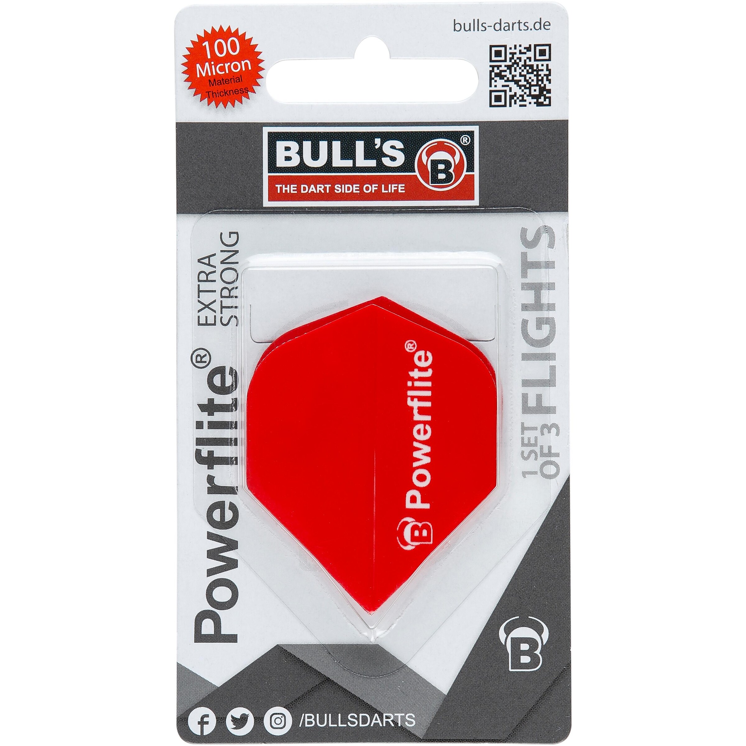 BULL'S Dartpfeil in Rot