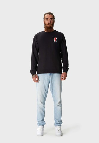 Oldskull Sweatshirt 'ASIAN METROPOLIS SKULL' in Black