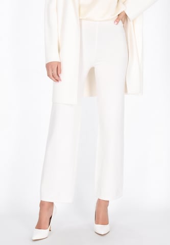 Regular Pantalon 'Classic' DreiMaster Klassik en blanc : devant