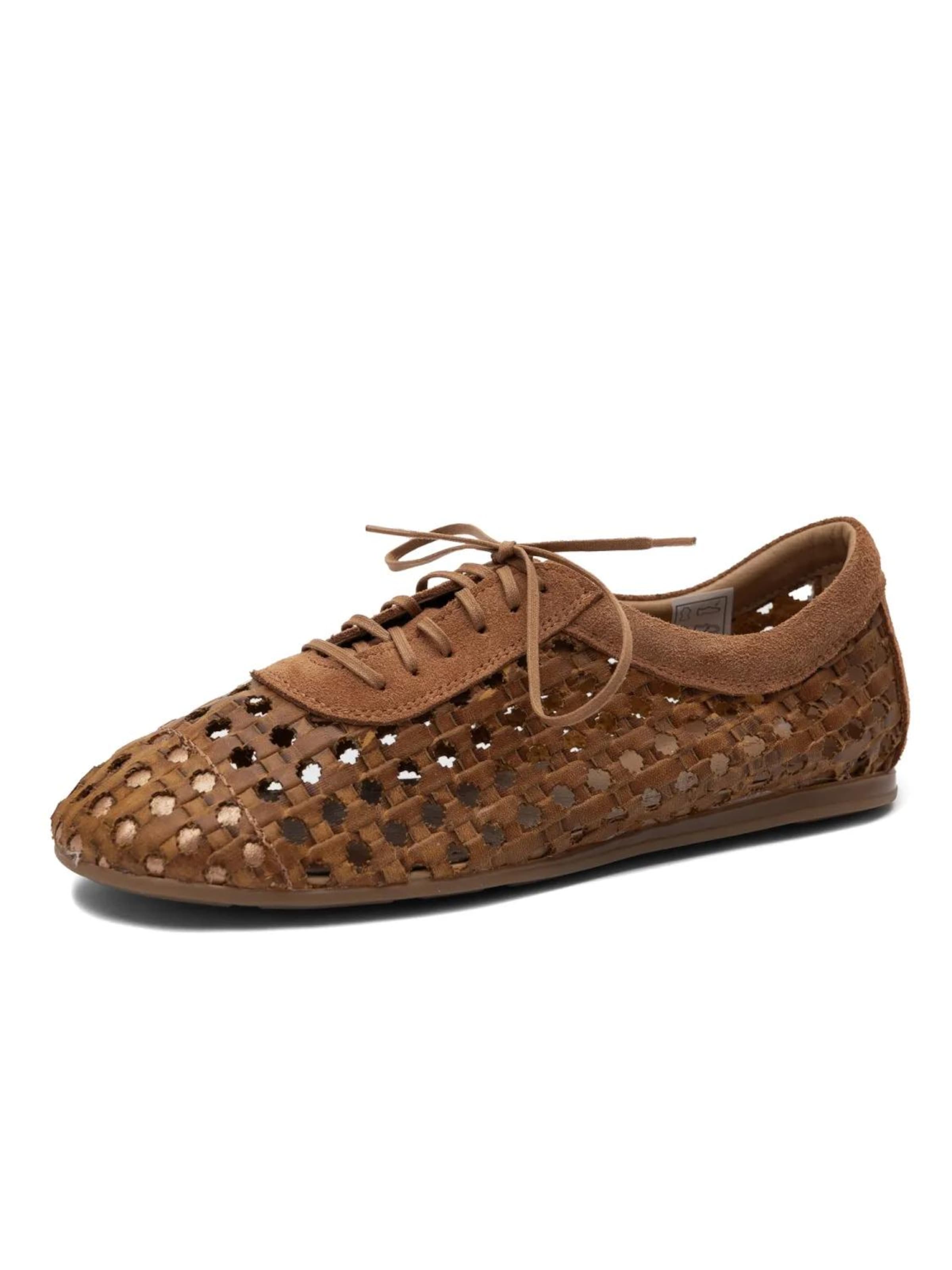 Maciejka Lace-Up Shoes '07328-29/00-1' in Brown: front