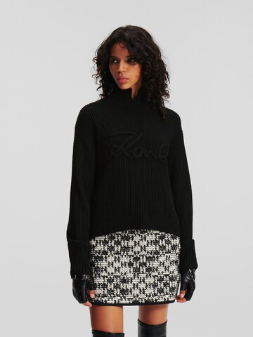 Karl Lagerfeld Sweater in Black: front