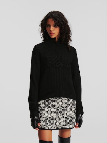 Karl Lagerfeld Sweater in Black: front