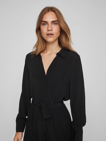 VILA Skjortklänning 'FINI' i svart