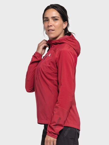 Schöffel Outdoorjas ' Bike Hybrid Jk Style Mamry WMS ' in Rood