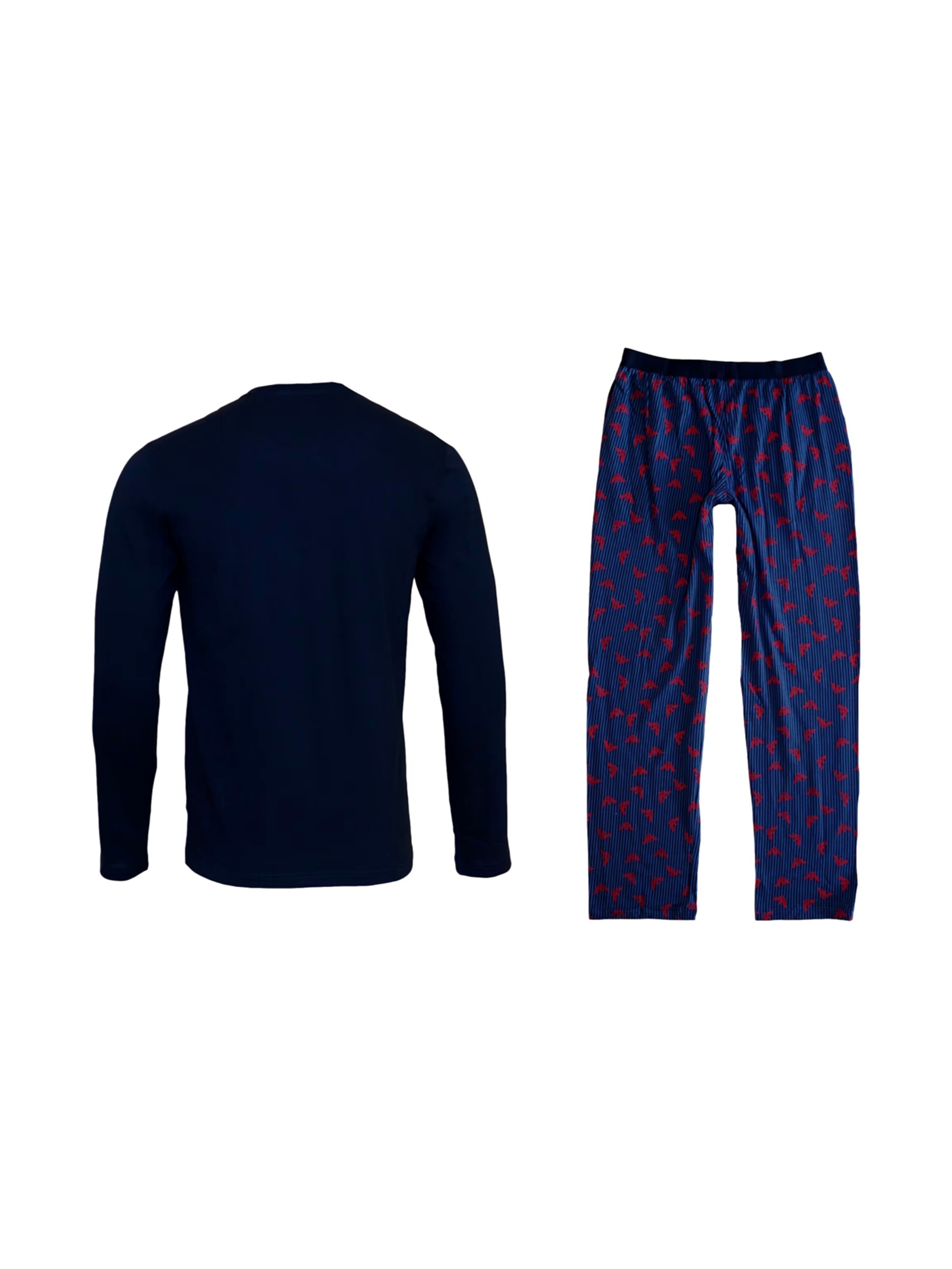 Emporio Armani - Pijama comprido em azul