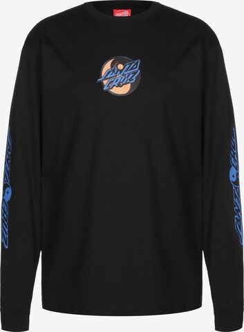 Santa Cruz Sweatshirt 'Shark Trip' in Black: front