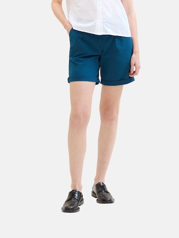 TOM TAILOR Regular Shorts in Blau: predná strana