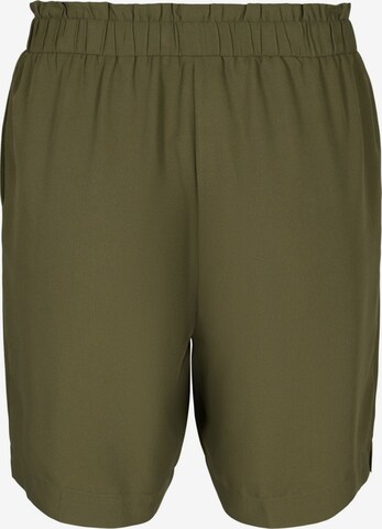 Loosefit Pantalon 'Macy' Zizzi en vert