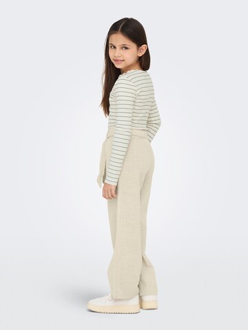 ONLY GIRLS Loose fit Trousers 'KOGTIZANA' in Grey