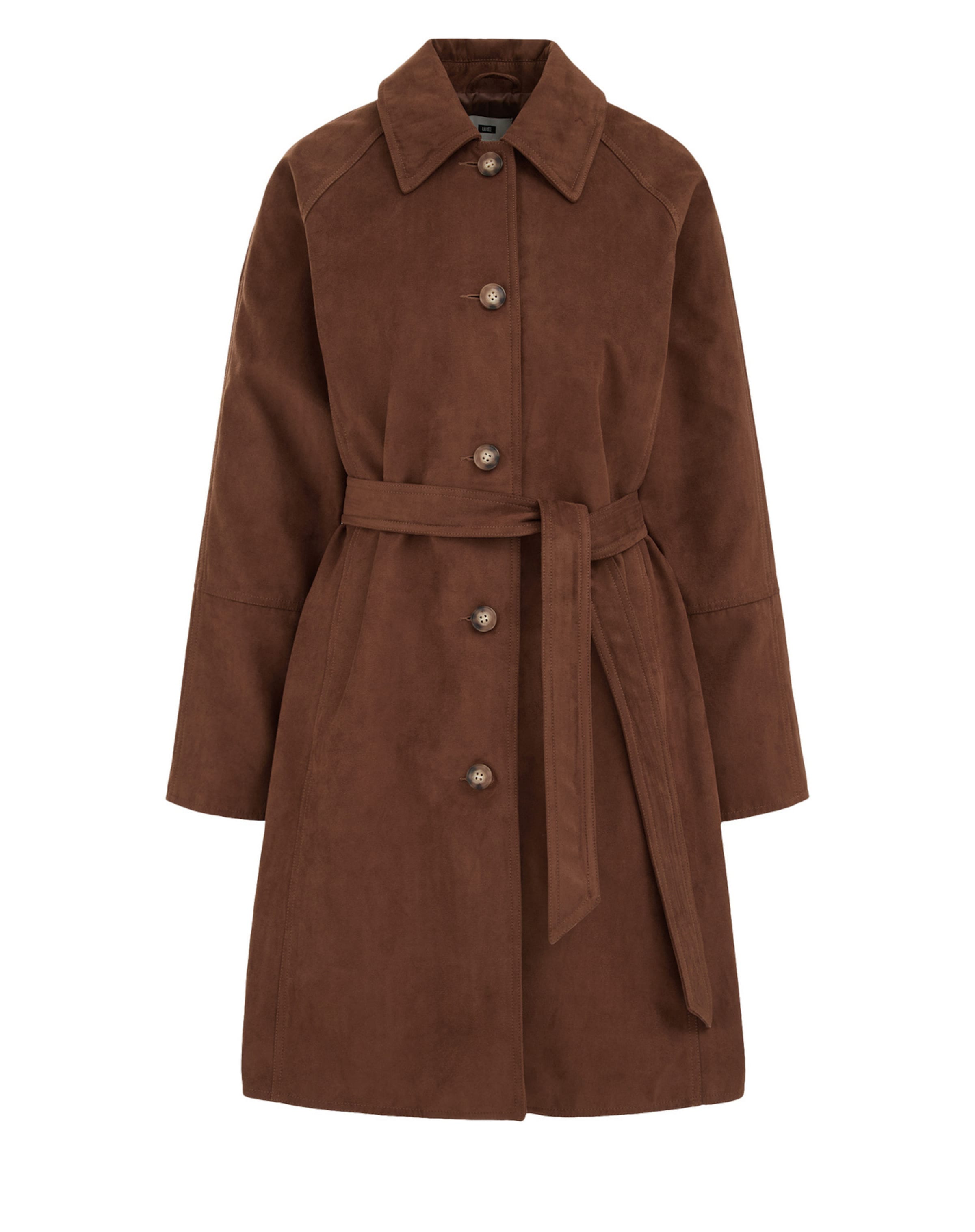 Cappotto di mezza stagione di WE Fashion in marrone: frontale