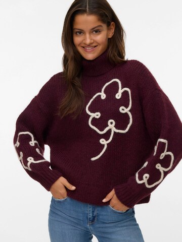 VERO MODA Sweater 'FATIMA ' in Red: front