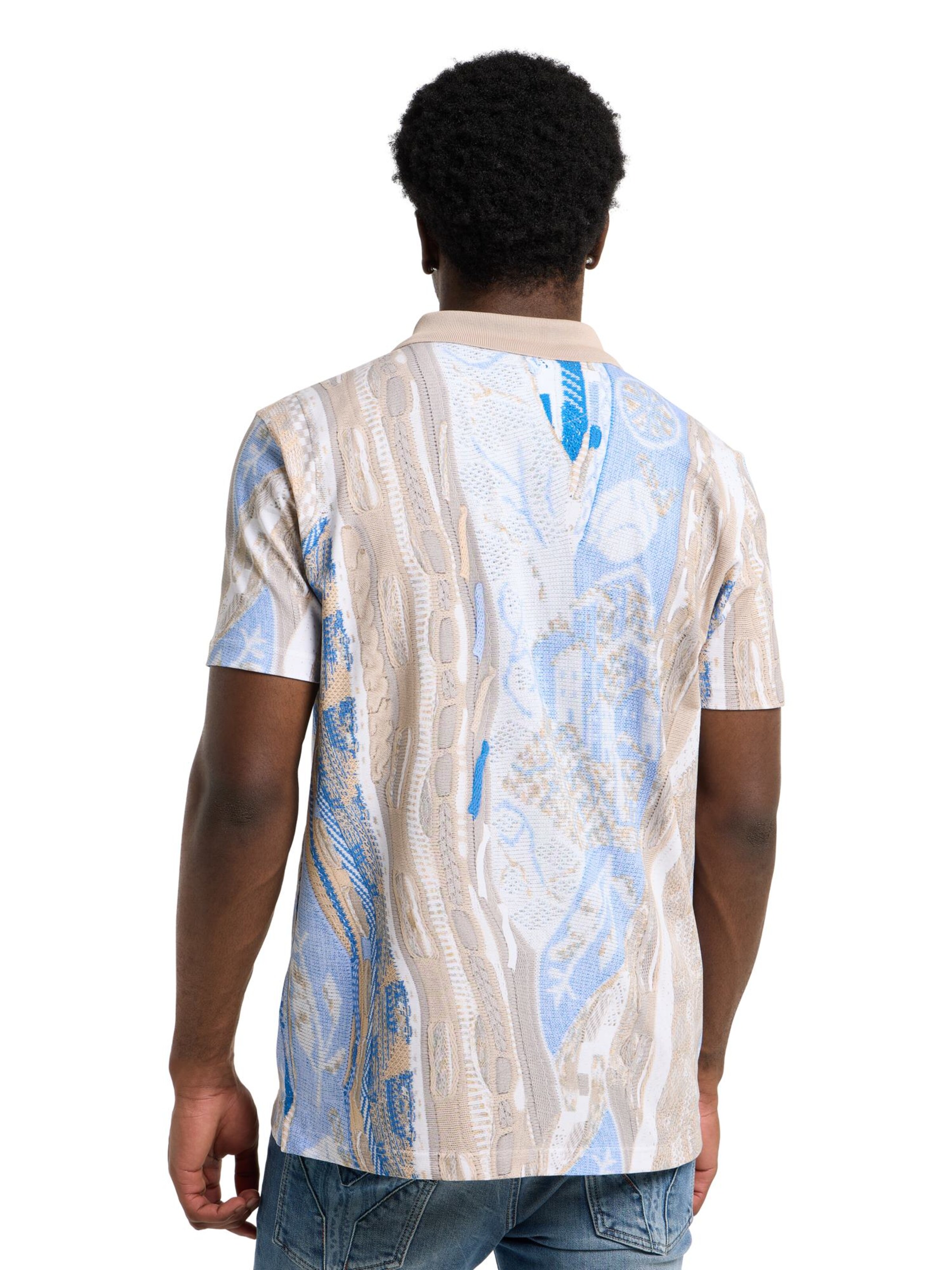 T-Shirt 'Eisath' Carlo Colucci en mélange de couleurs