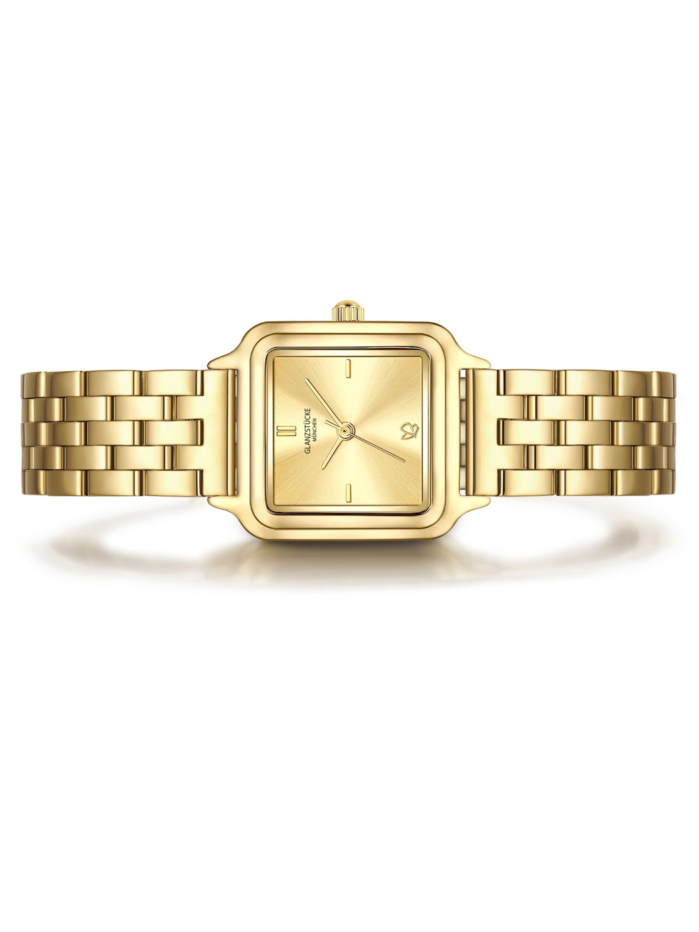 Montre à affichage analogique Glanzstücke München en or