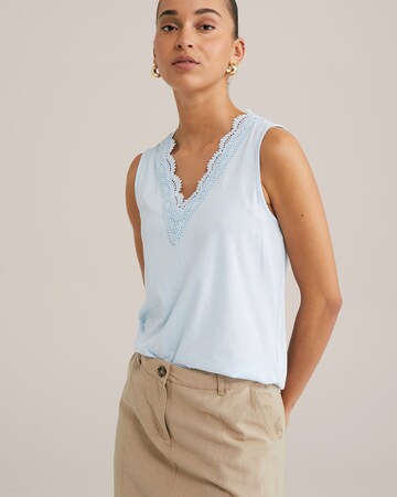 WE Fashion Top - kék: elől