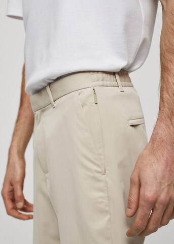 MANGO MAN Slimfit Hose 'Madrid' in Beige