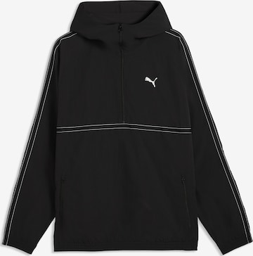 PUMA Sportsweatshirt in Zwart: voorkant