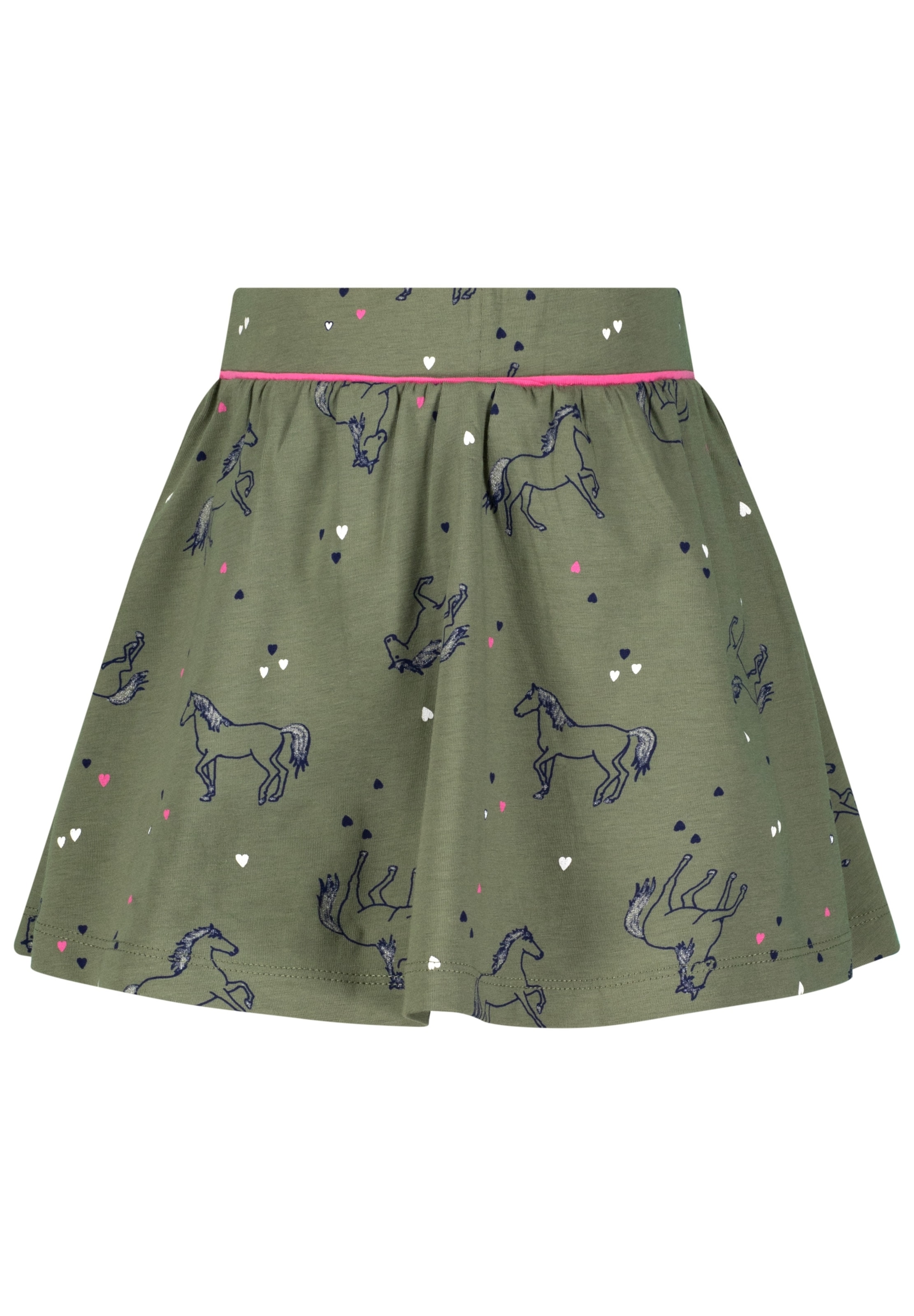 SALT AND PEPPER Skinny Shorts in Grün: Vorderseite