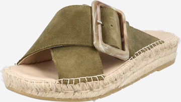 espadrij l´originale Mules 'Bellevue' in Green: front