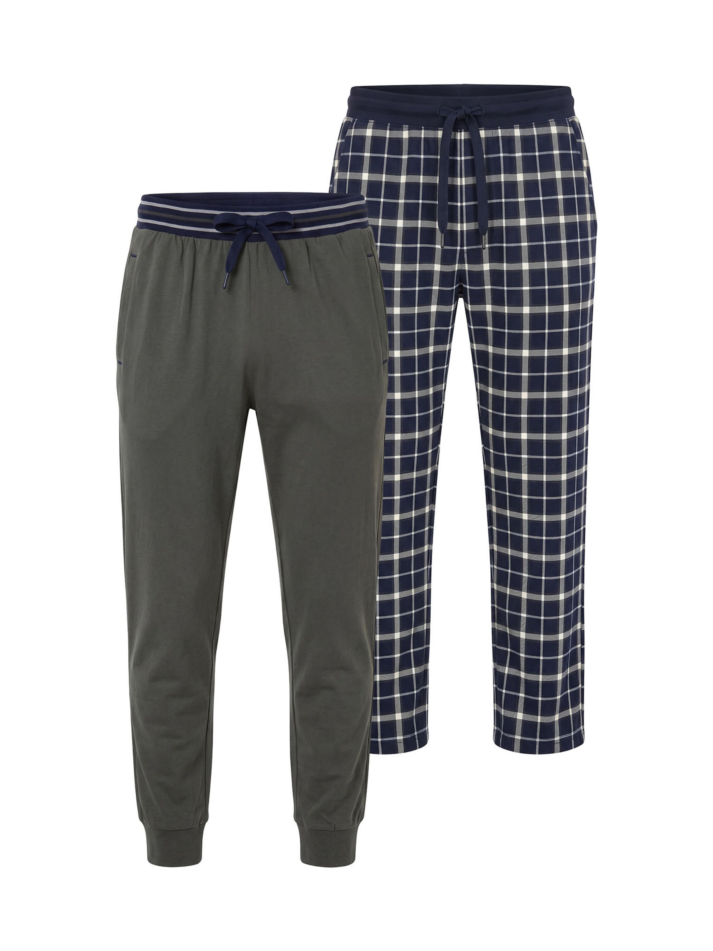 Pantalon de pyjama ' Classics ' Phil & Co. Berlin en bleu : devant