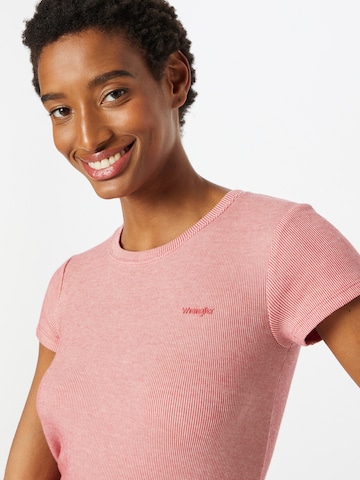 WRANGLER Koszulka w kolorze różowy