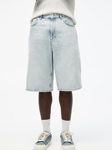 Baggy Jean Pull&Bear en bleu : devant