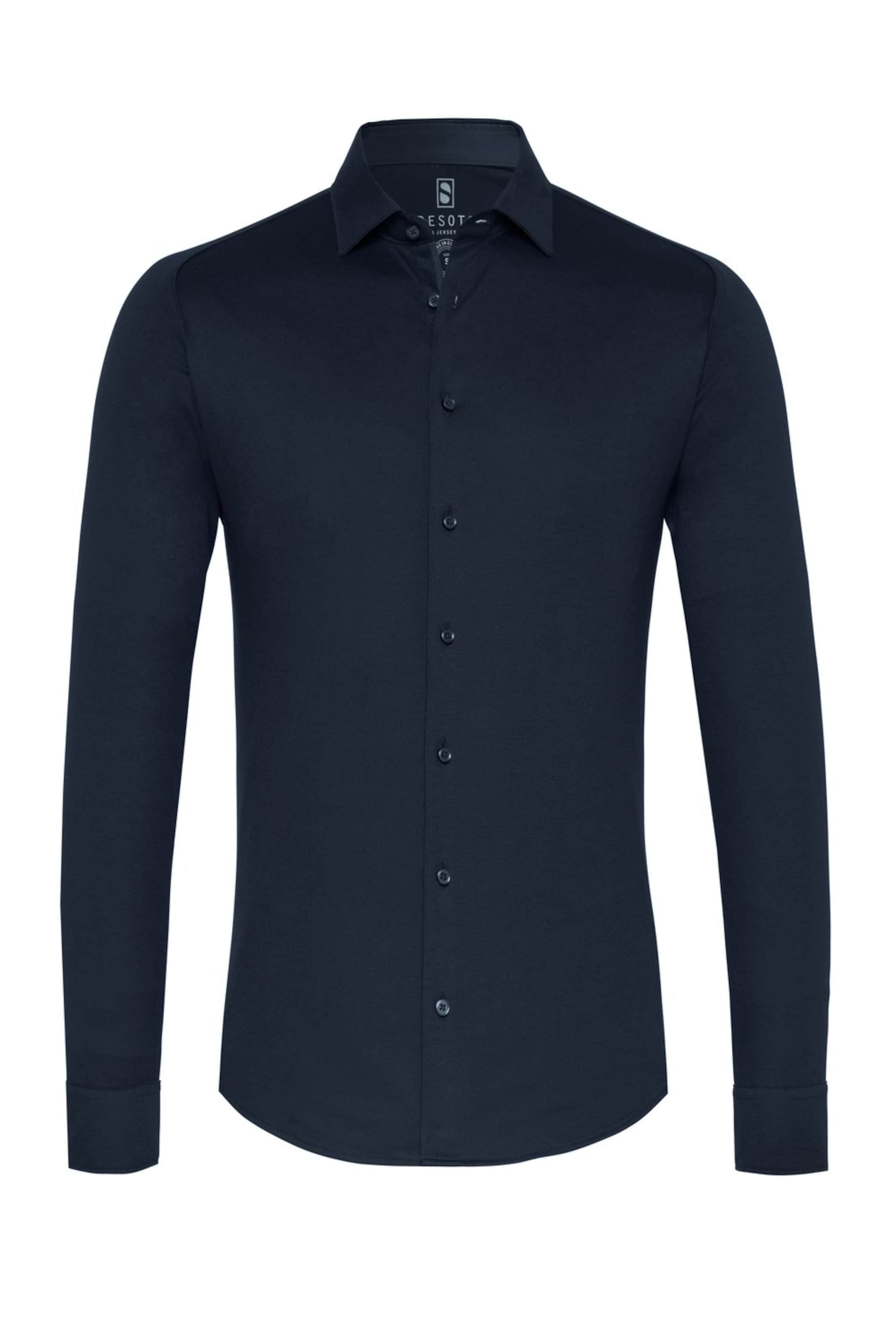 Chemise business DESOTO en bleu : devant